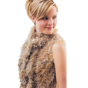 Easy Knit Feather Shell & Scarf - by Jiordan&#39;s - PATTERN (KNIT) Instant Download