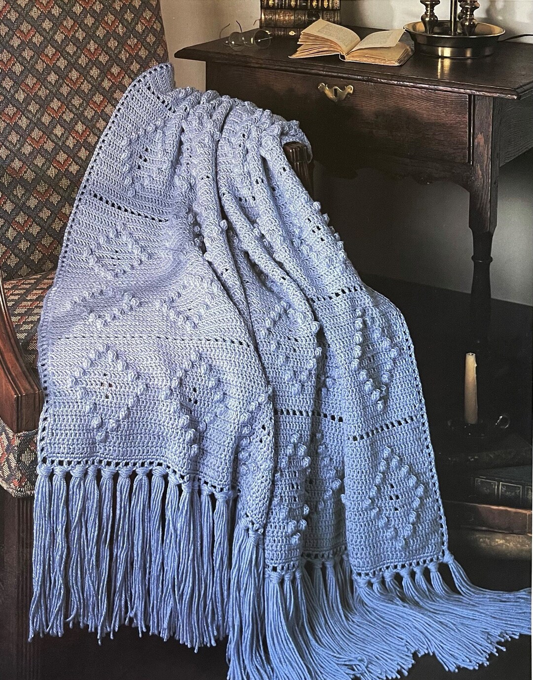 Classic Diamonds Afghan Pattern INSTANT DIGITAL DOWNLOAD Etsy