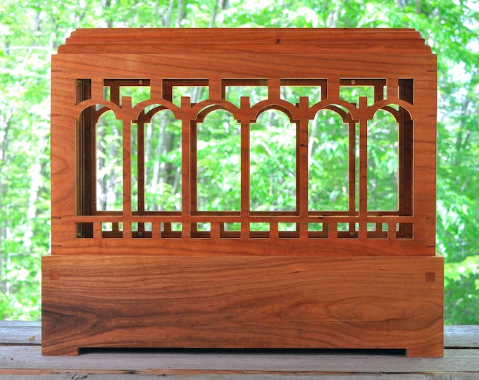 Solid Cherry Wardian Case, Herb garden, Terrarium, Indoor Planter for plants, succulents, or herbs