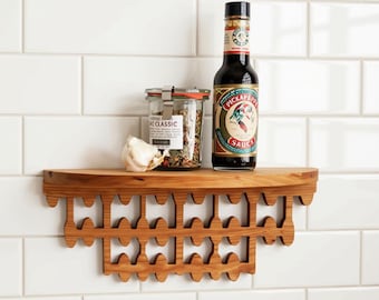 Wooden Floating Shelf for the bathroom, bedroom, living room, or kitchen. 12 inch.