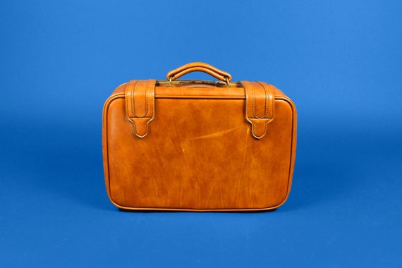 Leather Vintage Carryon Suitcase - image 2