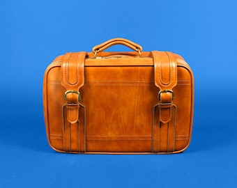 Leather Vintage Carryon Suitcase
