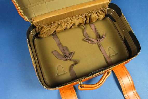 Leather Vintage Carryon Suitcase - image 4
