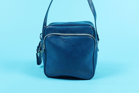 Vintage Crossbody Bag in Blue - image 1