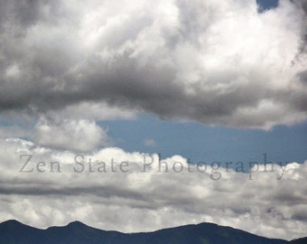 Landscape Photography Print. Cloud Photography. Landscape Print. Sky Photography. Photo Print, Framed Print, or Canvas Print. Home Decor.