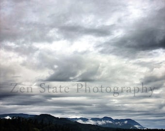Lake and Sky Print. Landscape Photo. Landscape Print Wall Decor. Photo Print, Framed Print, or Canvas Print. iPhoneography.