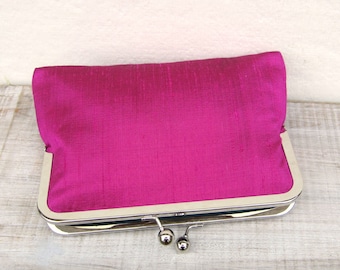 hot pink clutch