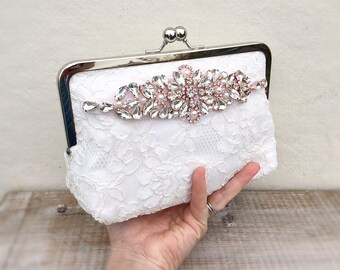 Rose gold evening bags uk Clearance