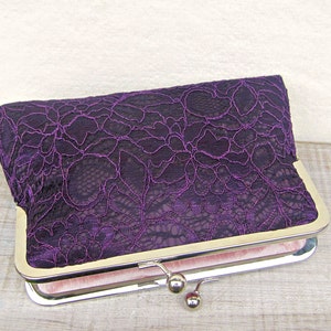 Purple Clutch Purple Lace Clutch Purple Bridal Clutch - Etsy