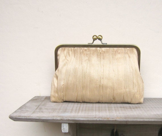 Gold clutch bag uk Clearance