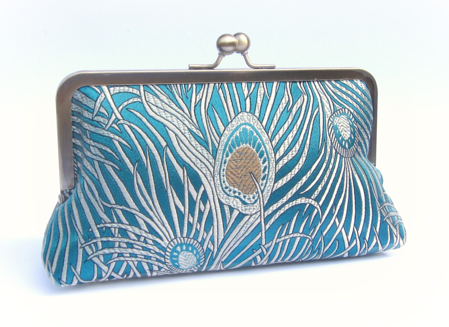 turquoise evening bag