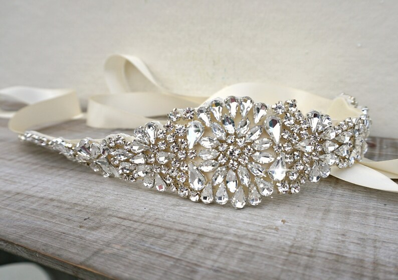 Vintage Wedding Dress Sash