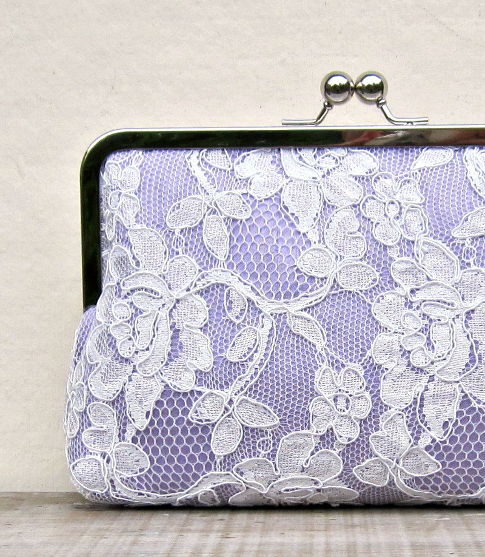 Lilac Clutch Lavender Clutch Lace Bridal Clutch Lavender Etsy