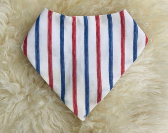 Striped Bandana Bib