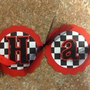 Mini Cooper Banner, Racing Banner, Nacsar Birthday Banner, Boy ...