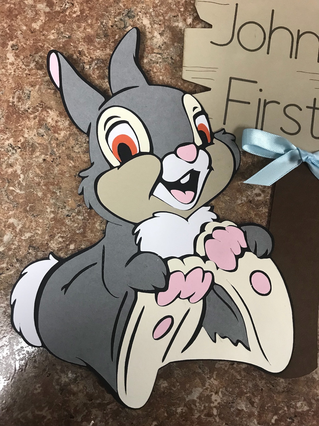 Thumper Sign, Thumper, Birthday, Bunny Sign, Rabbit Sign, Easter ...