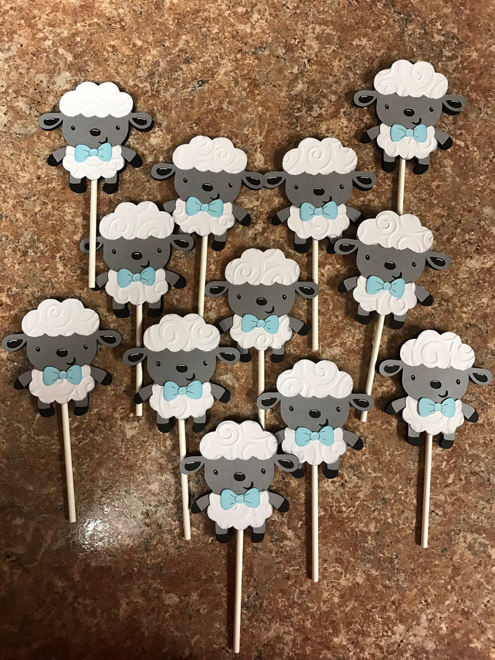 Lamb Cupcake Toppers Lamb Cupcake Lamb Decorations Baby Etsy