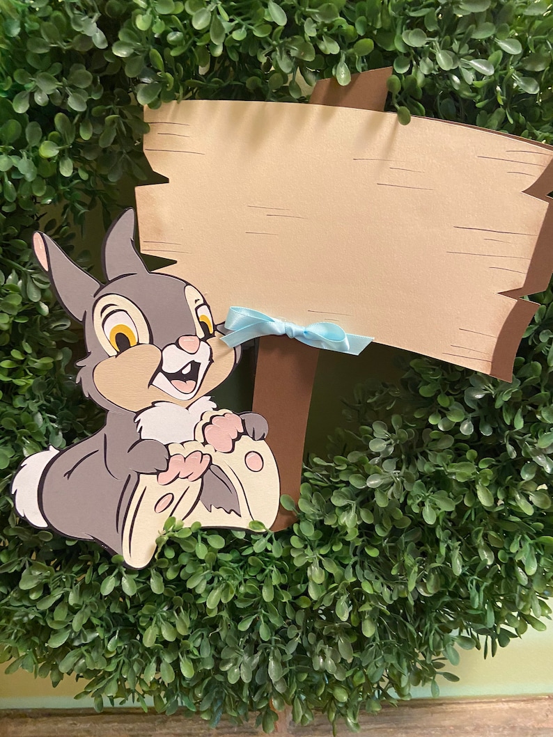 Thumper Sign, Thumper, Birthday, Bunny Sign, Rabbit Sign, Easter ...