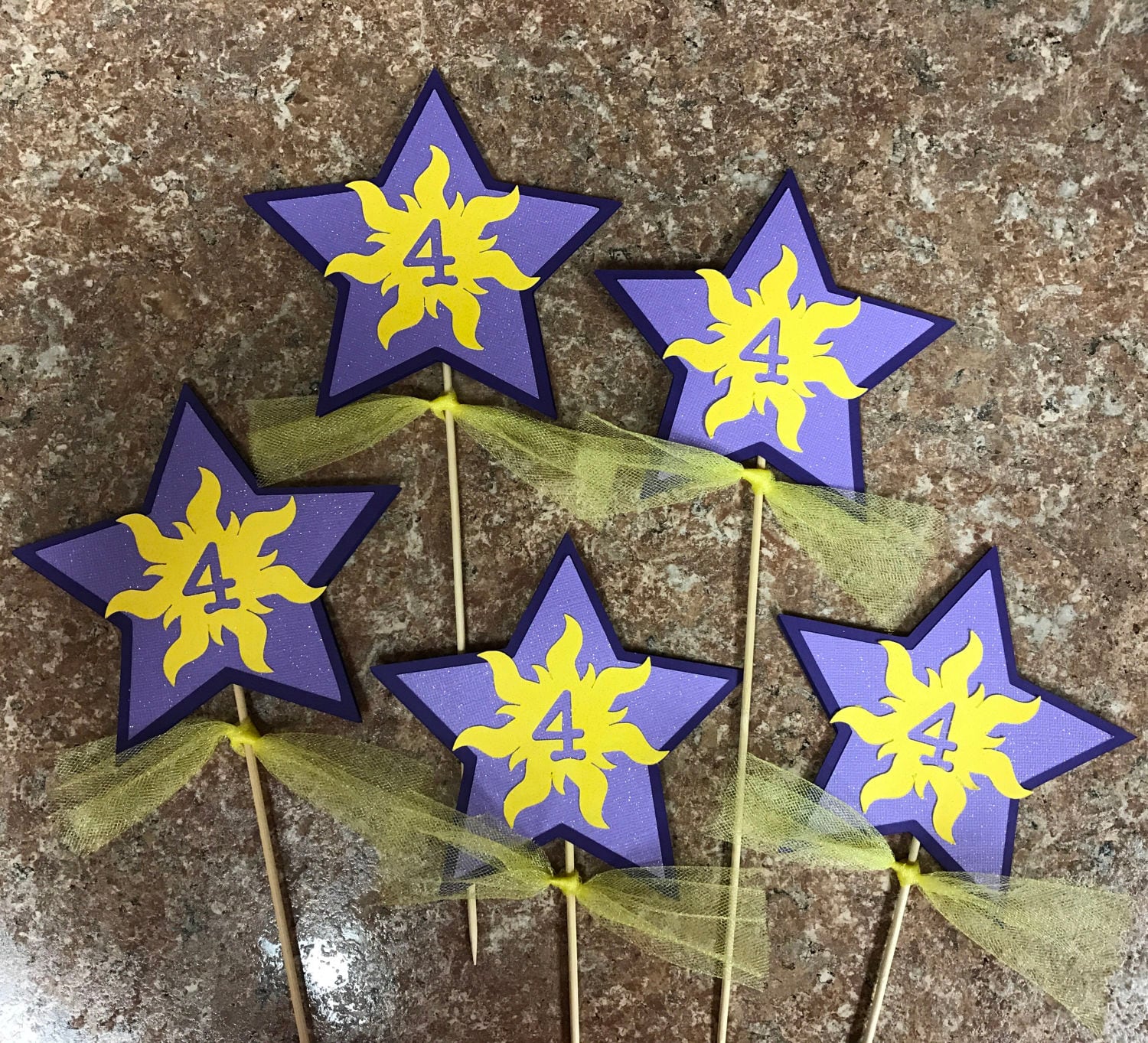 Best Day Ever Centerpieces princess centerpieces Tangled inspired Cnterpieces Rapunzel centerpieces