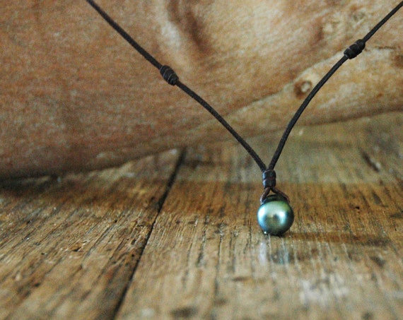 Tahitian pearl necklace - Tahitian 