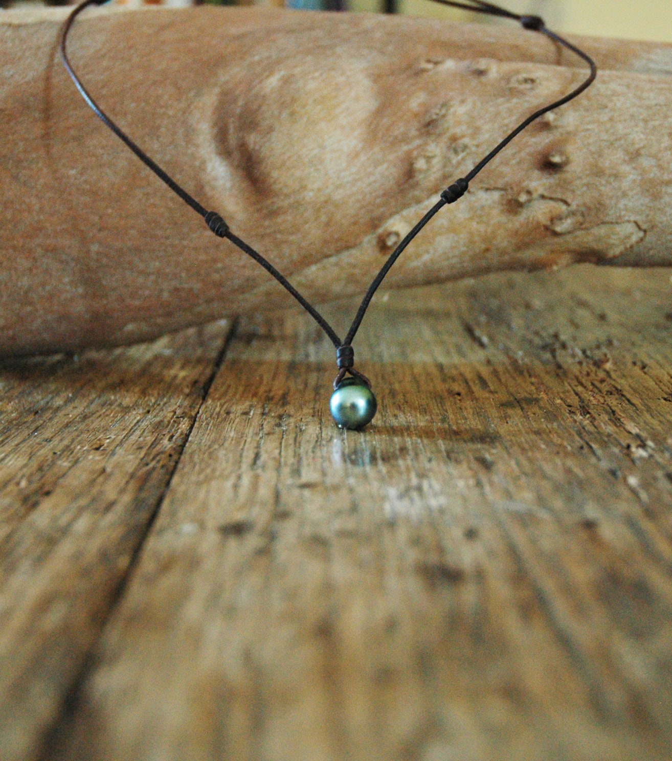 Tahitian Pearl necklace 15 - 13 MM AAA- Dark Grey / Black - Seven Seas  Pearls