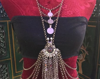 Kuchi medallion Coin chain drape