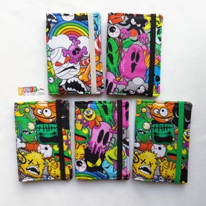 Porta carte Monsters, porta carte da viaggio o ostriche, porta carte regalo
