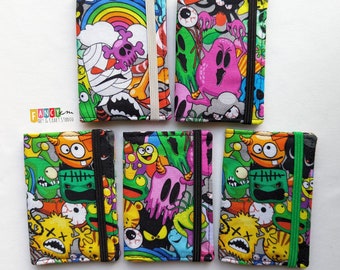 Monsters Card Holder, oyster or travel card wallet,