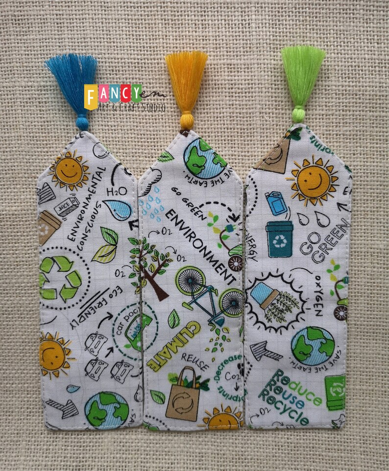 Eco Bookmarks Reduce Reuse Recycle Eco Friendly Eco Kids - Etsy UK