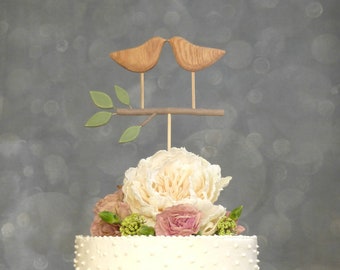 Wooden Bridal Cake Topper, Wedding Topper, Rustic Cake Topper for the Bride and Groom