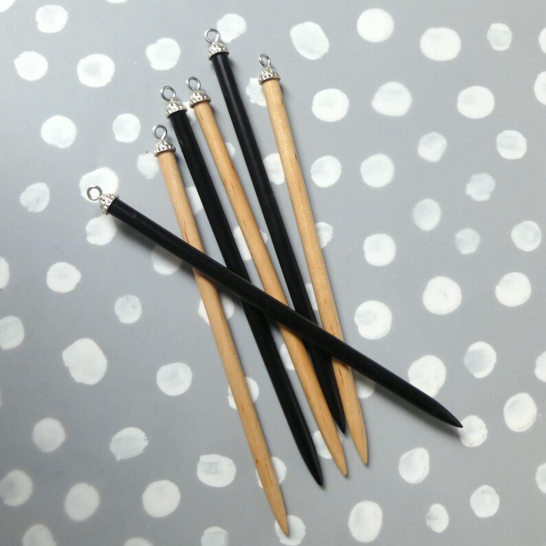 Diy Wood Shawl Pin Hair Accessory Gift Image 0