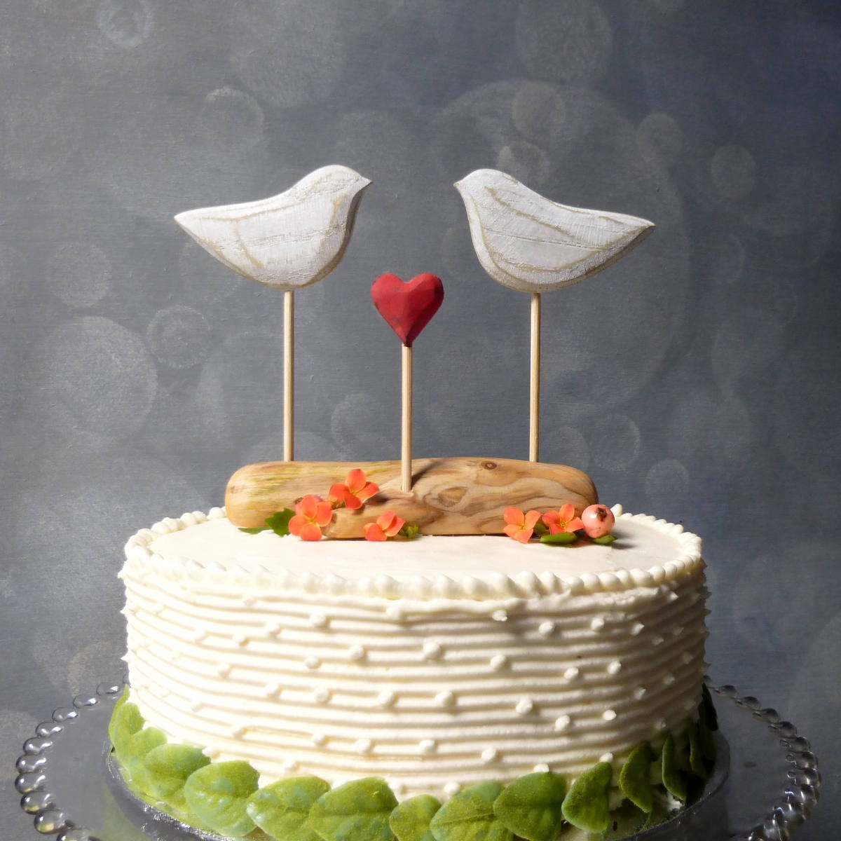 Rustic Wedding Cake Topper, Beach Cake Topper, Beach Wedding Decor, L…