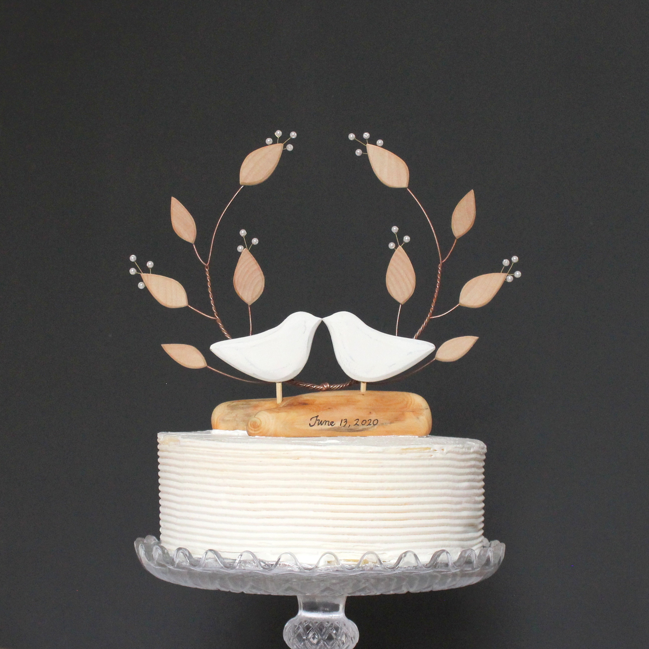 Etsy Wedding Cake Topper Wood Cake Topper Love Bird Wedding Etsy