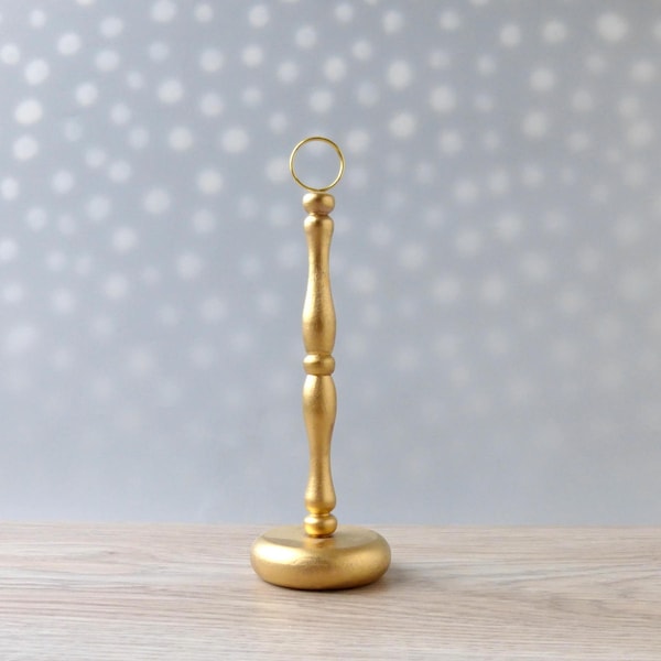 Gold Table Number- Wedding, Table Number Stand/ Wedding Table Gold Number Holder, DIY Table Numbers/ Place Card Holder