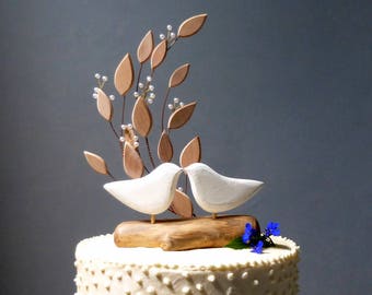 Keepsake Topper for a Wedding or Anniversary Cake Topper, Wood Wedding Topper/ Bridal Topper with Pearls