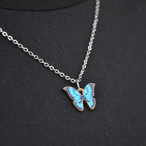 Vlinder ketting, verstelbare ketting, cottagecore ketting, boho ketting, esthetische ketting, Y2K ketting, fairycore ketting