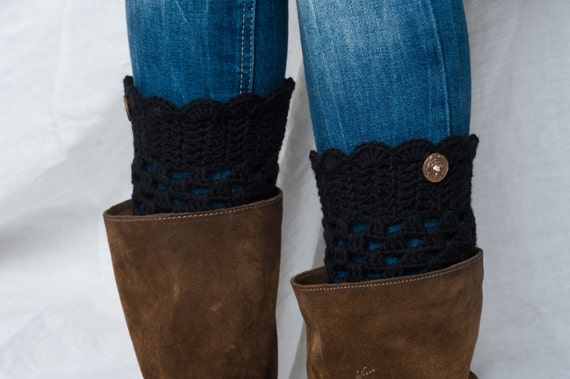 Crochet PATTERN Leg Warmer, Womens Boot Cuffs, Womens Boot Socks