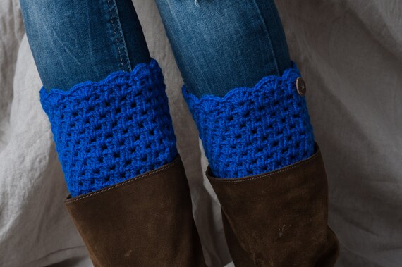 royal blue tall boots