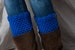 Royal blue boot cuffS with buttons/ handmade crochet leg warmers/boot toppers/tall boot socks women teen girls gift idea 