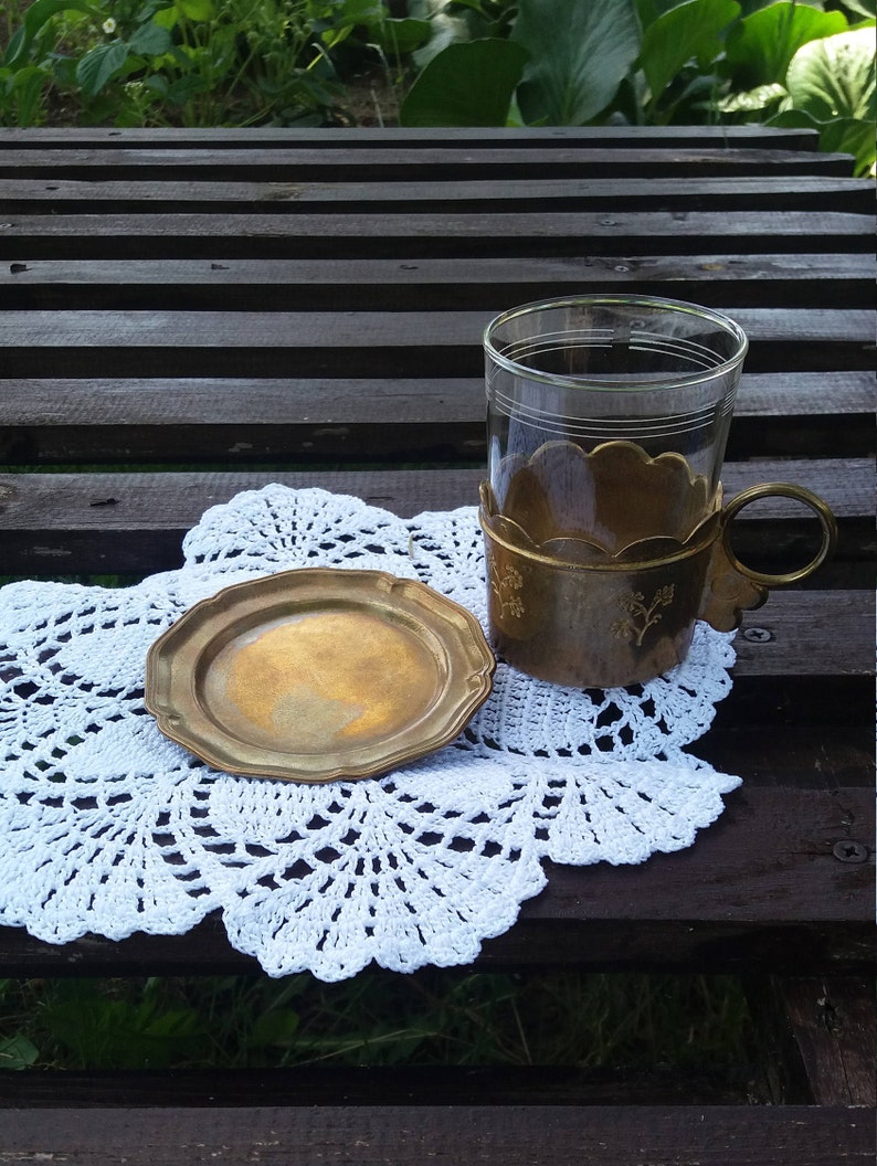 Doily Coaster White Crochet Coasters 9.5 Small Doilies Etsy