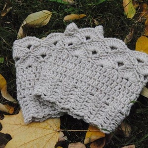 OATMEAL boot manchetten: boot toppers, haak been warmers, laarzen sokken, vrouwen boot manchet, meisjes boot manchet, laarzen accessoires, kerstcadeau