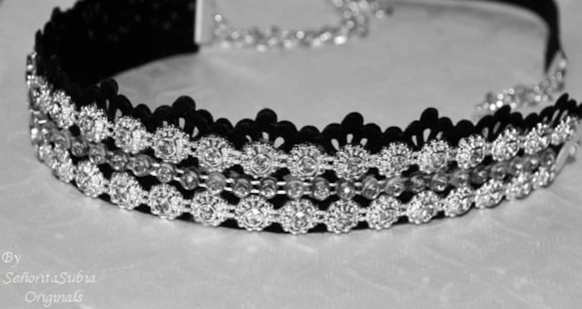 Black Rhinestone Headband