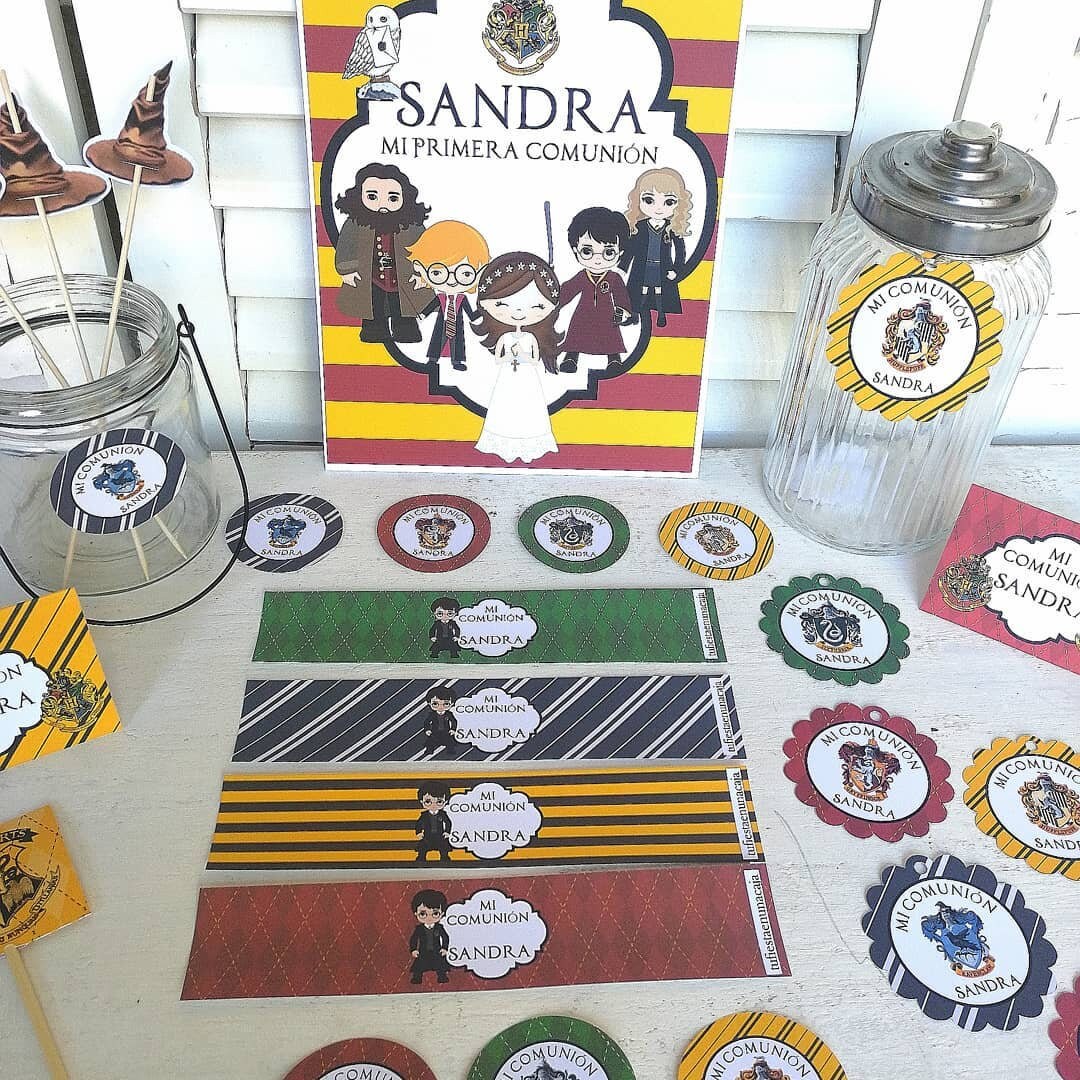 Harry Potter Party Printable Kit, Magician Party Kit, Birthday - Etsy