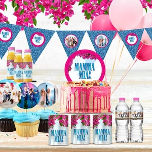 Mamma Mia-inspirerat partykit, födelsedagsdekoration
