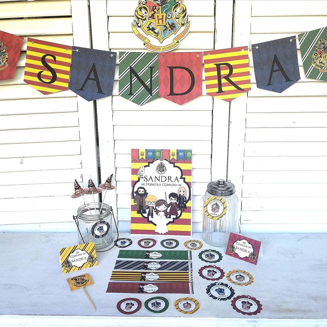 Harry Potter Party Printable Kit, Magician Party Kit, Birthday - Etsy