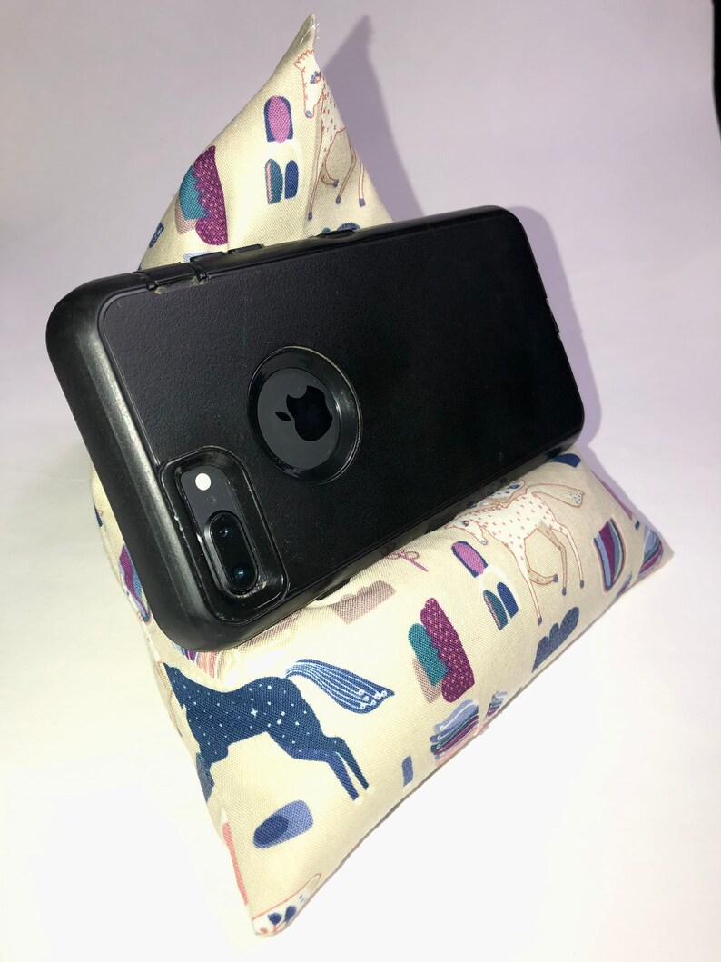Smartphone Pillow Bean Bag Cell Phone horses Docking Station