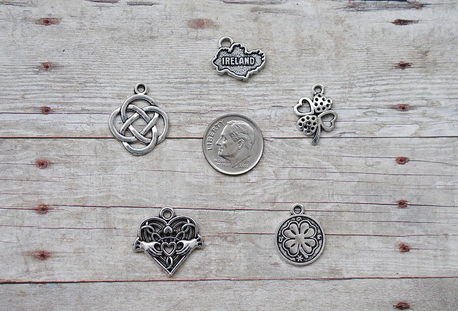 16pc or 5pc Ireland / Irish Charm Set Lot Collection / Etsy
