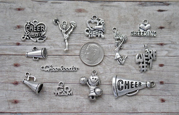 10 Piece Baking Themed Charm Assortment Tibetan Silver Metal Charms for Jewelry  Making, Crafting, Scrapbooking 