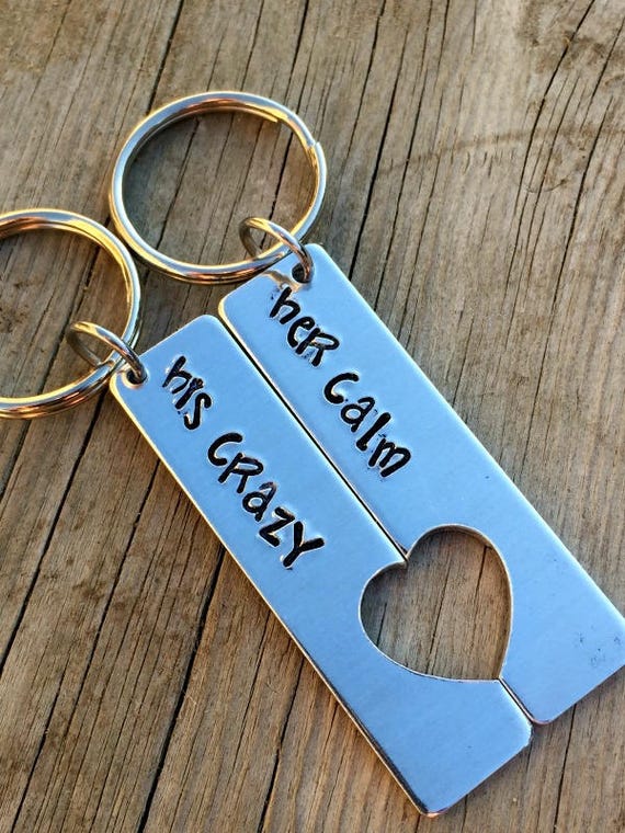Silver Valley Drive safe keychain for boyfriend I love you keychains I need  you here with me key rings