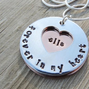 Personalized necklace for grieving mom, custom memorial jewelry, gift for loss of loved one, bereavement gift, in memory of child, grief